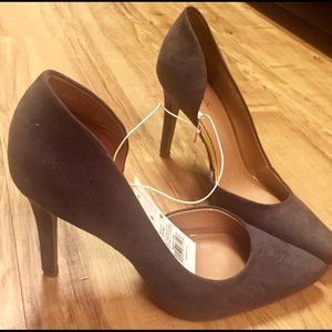 Gray Velvet Merona heels